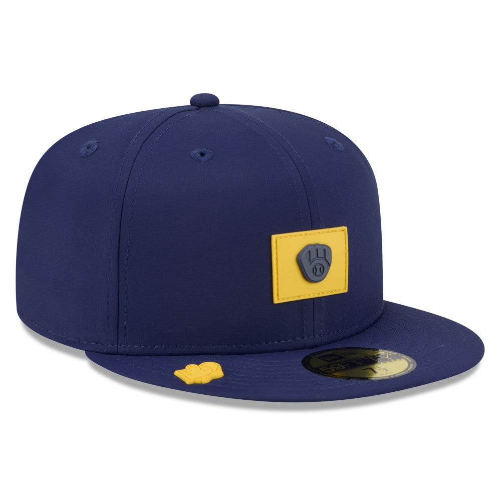 Milwaukee Brewers 2026 Clubhouse 59FIFTY Fitted Hat - Navy | New Era