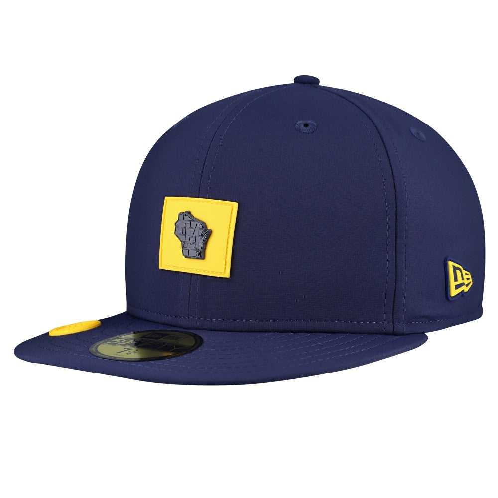 Milwaukee Brewers 2026 Clubhouse Alternate 59FIFTY Fitted Hat - Navy | New Era