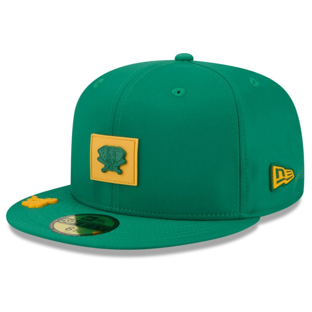 Athletics 2026 Clubhouse Alternate 59FIFTY Fitted Hat - Green | New Era