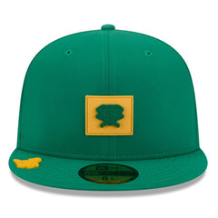 Athletics 2026 Clubhouse Alternate 59FIFTY Fitted Hat - Green | New Era