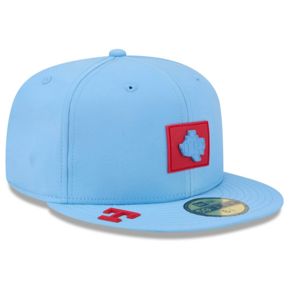 Texas Rangers 2026 Clubhouse Alternate 59FIFTY Fitted Hat - Light Blue | New Era