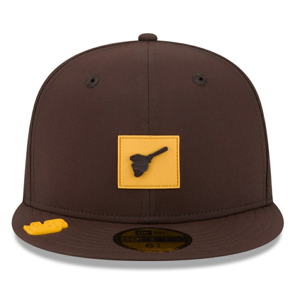 San Diego Padres 2026 Clubhouse Alternate 59FIFTY Fitted Hat - Brown | New Era