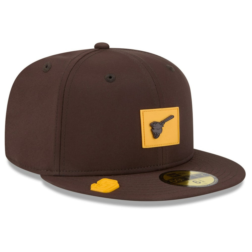 San Diego Padres 2026 Clubhouse Alternate 59FIFTY Fitted Hat - Brown | New Era