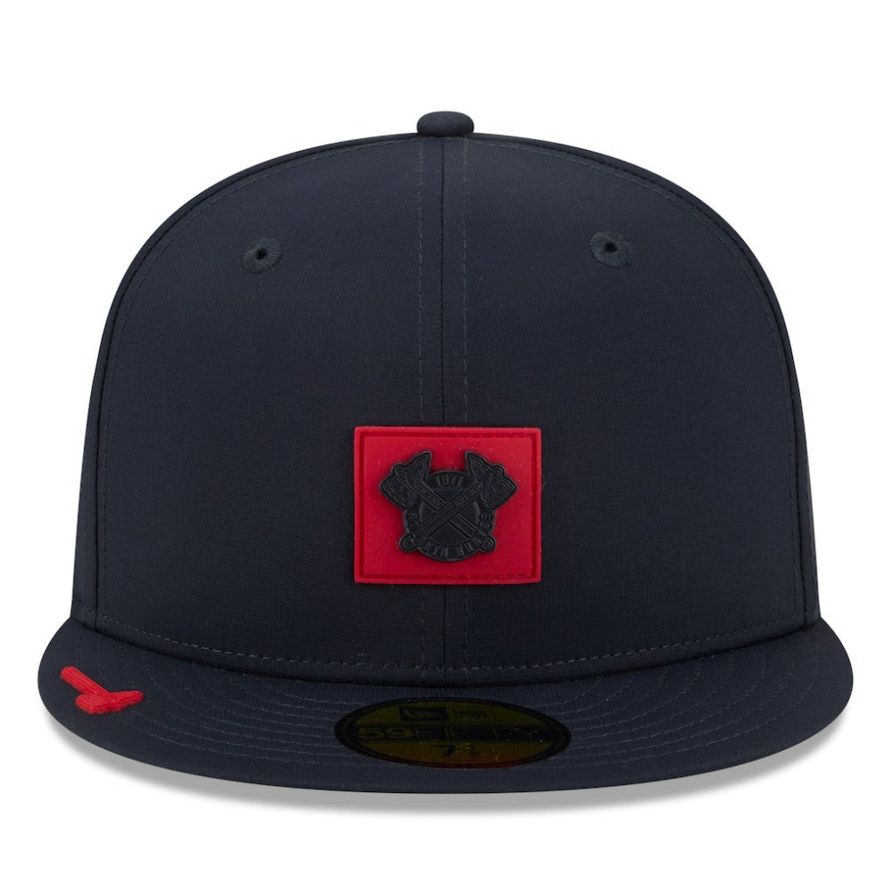 Atlanta Braves 2026 Clubhouse Alternate 59FIFTY Fitted Hat - Navy | New Era