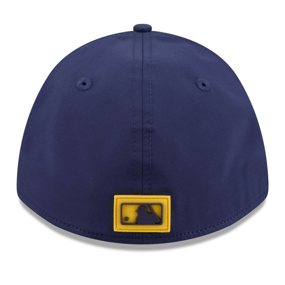 Milwaukee Brewers 2026 Clubhouse M-Crown 39THIRTY Flex Hat - Navy | New Era