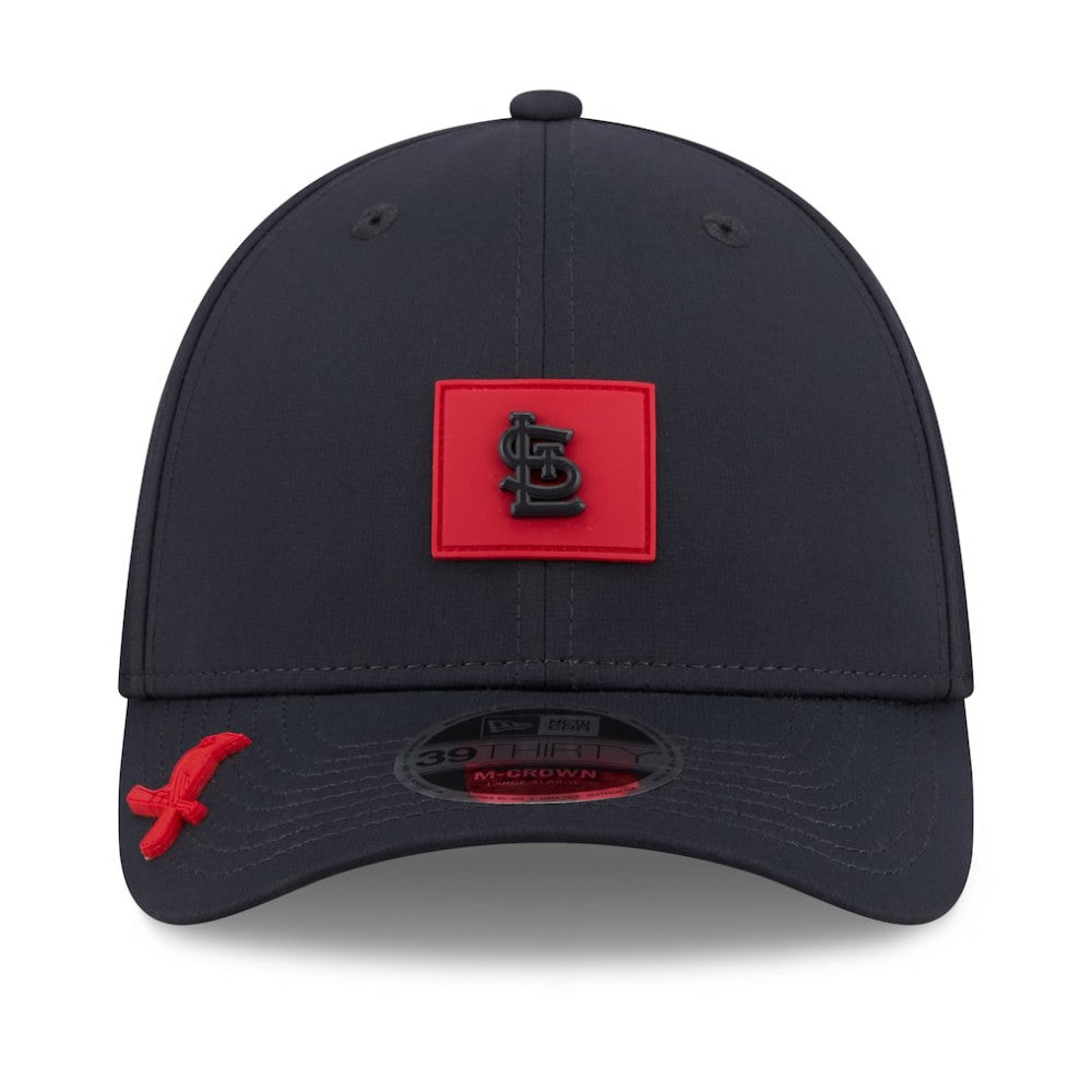St. Louis Cardinals 2026 Clubhouse M-Crown 39THIRTY Flex Hat - Navy | New Era
