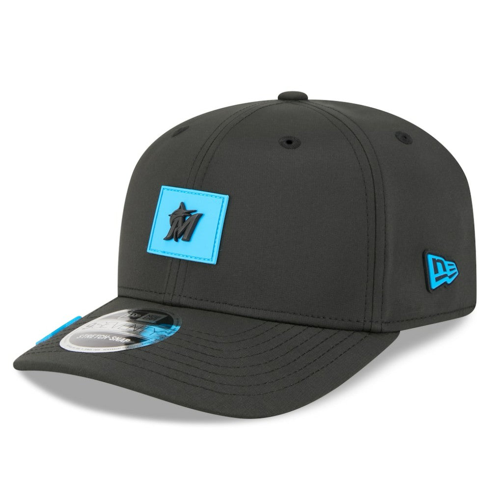Miami Marlins 2026 Clubhouse 9SEVENTY Adjustable Hat - Black | New Era