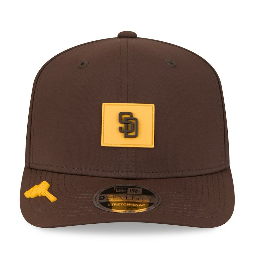 San Diego Padres 2026 Clubhouse 9SEVENTY Adjustable Hat - Brown | New Era