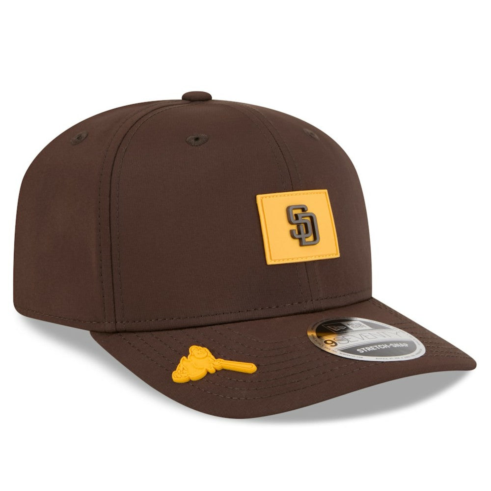 San Diego Padres 2026 Clubhouse 9SEVENTY Adjustable Hat - Brown | New Era