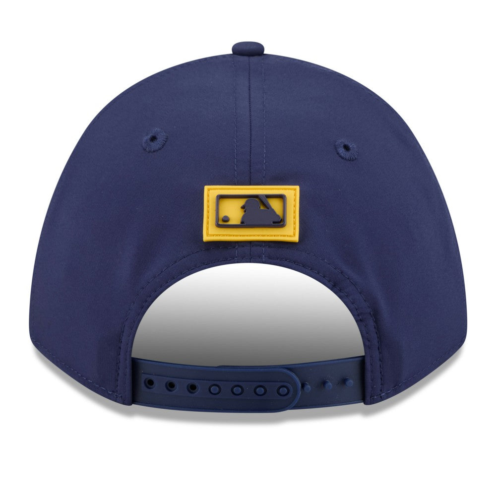 Milwaukee Brewers 2026 Clubhouse 9FORTY A-Frame Adjustable Hat - Navy | New Era
