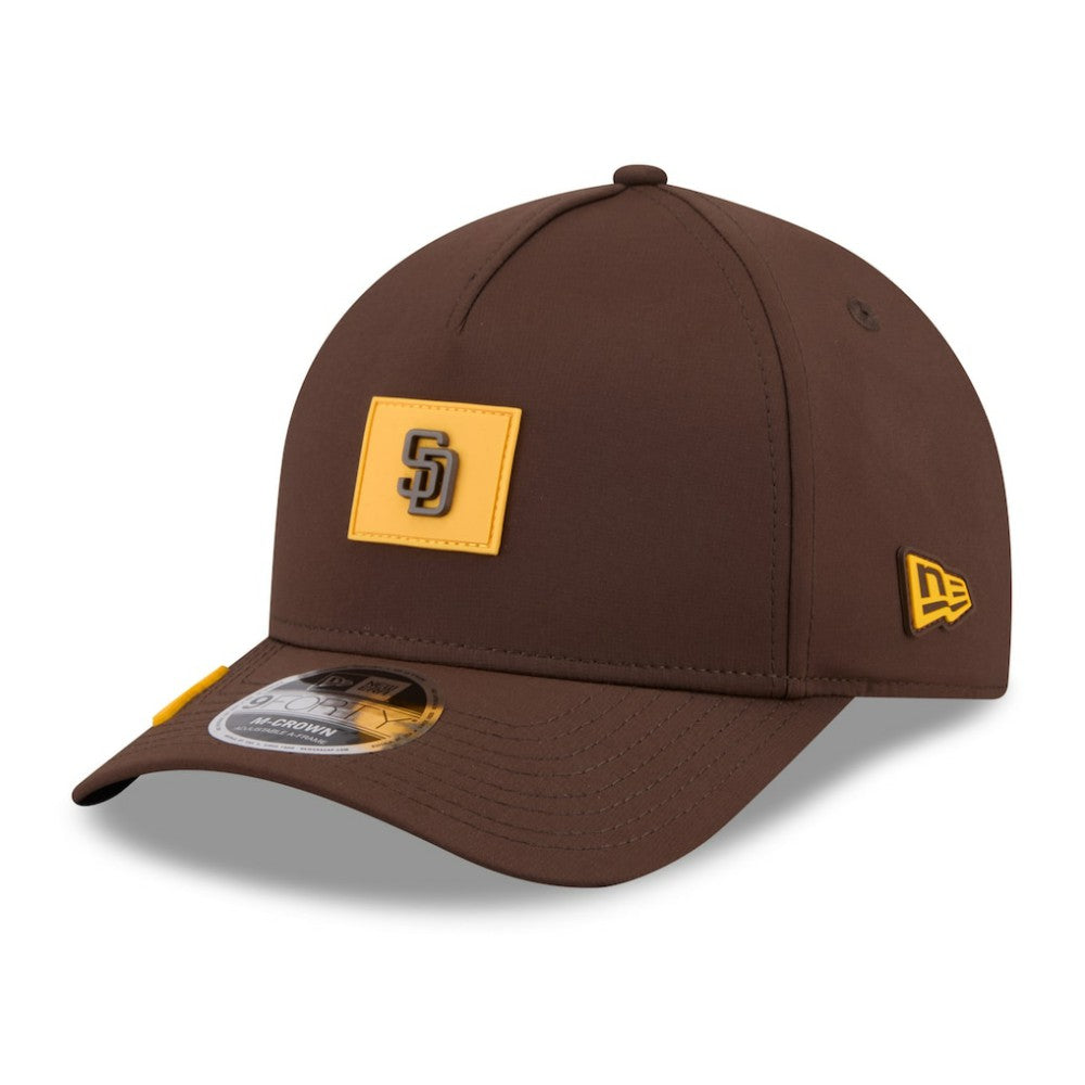 San Diego Padres 2026 Clubhouse 9FORTY A-Frame Adjustable Hat - Brown | New Era