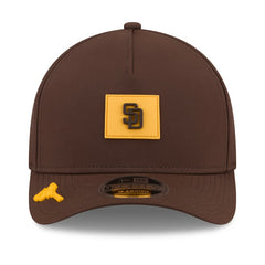 San Diego Padres 2026 Clubhouse 9FORTY A-Frame Adjustable Hat - Brown | New Era