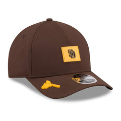 San Diego Padres 2026 Clubhouse 9FORTY A-Frame Adjustable Hat - Brown | New Era