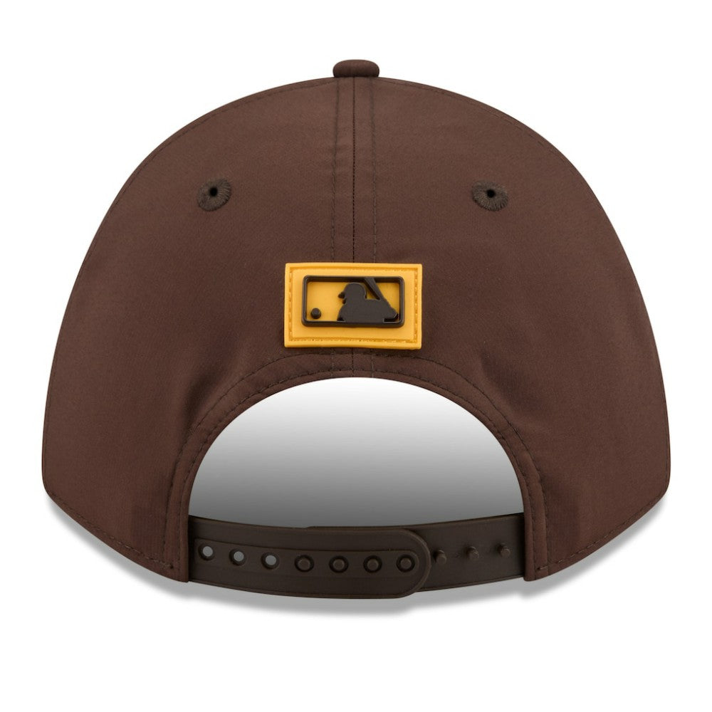 San Diego Padres 2026 Clubhouse 9FORTY A-Frame Adjustable Hat - Brown | New Era