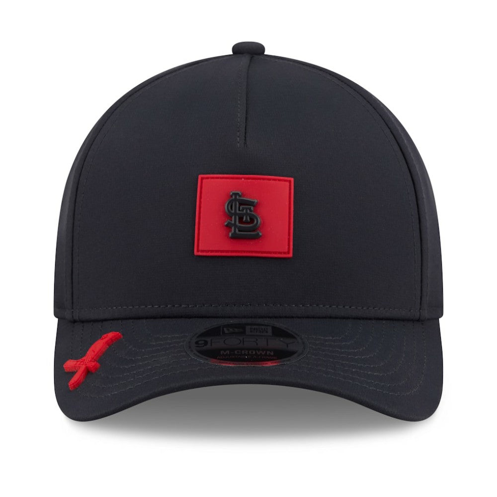 St. Louis Cardinals 2026 Clubhouse 9FORTY A-Frame Adjustable Hat - Navy | New Era