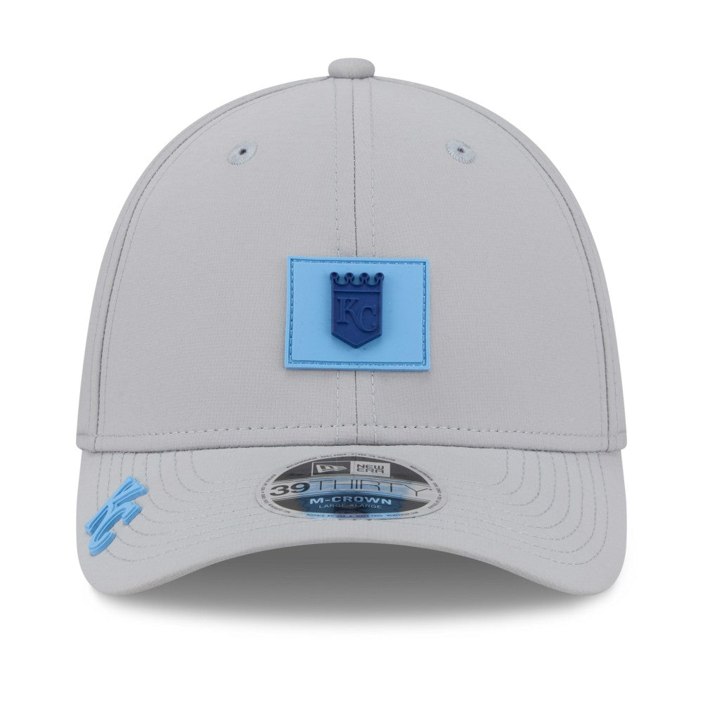 Kansas City Royals 2026 Clubhouse Alternate 39THIRTY Flex Hat - Gray | New Era