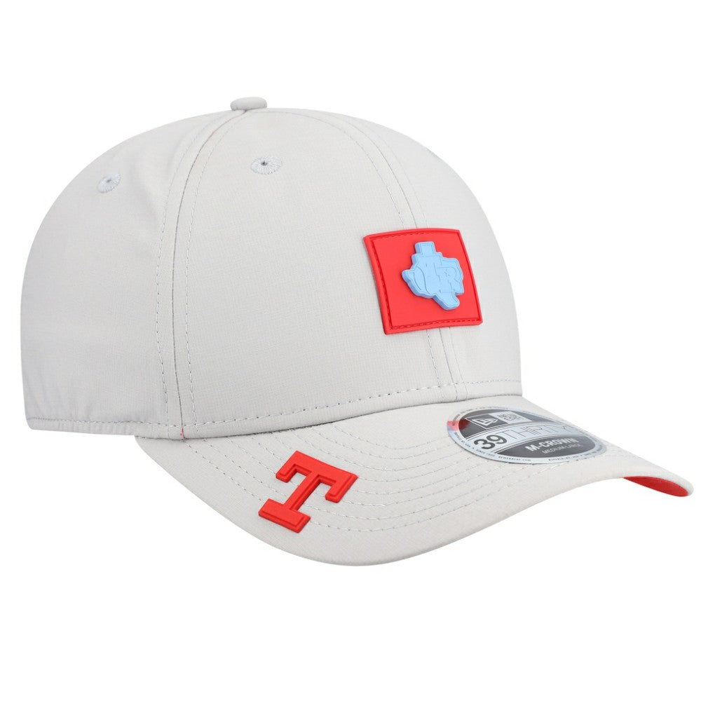 Texas Rangers 2026 Clubhouse Alternate 39THIRTY Flex Hat - Gray | New Era