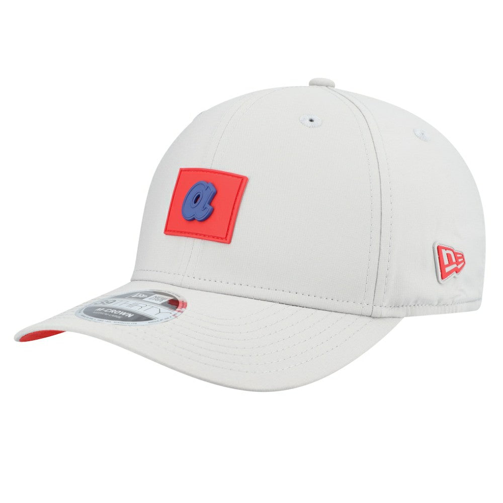 Atlanta Braves 2026 Clubhouse Alternate 39THIRTY Flex Hat - Gray | New Era