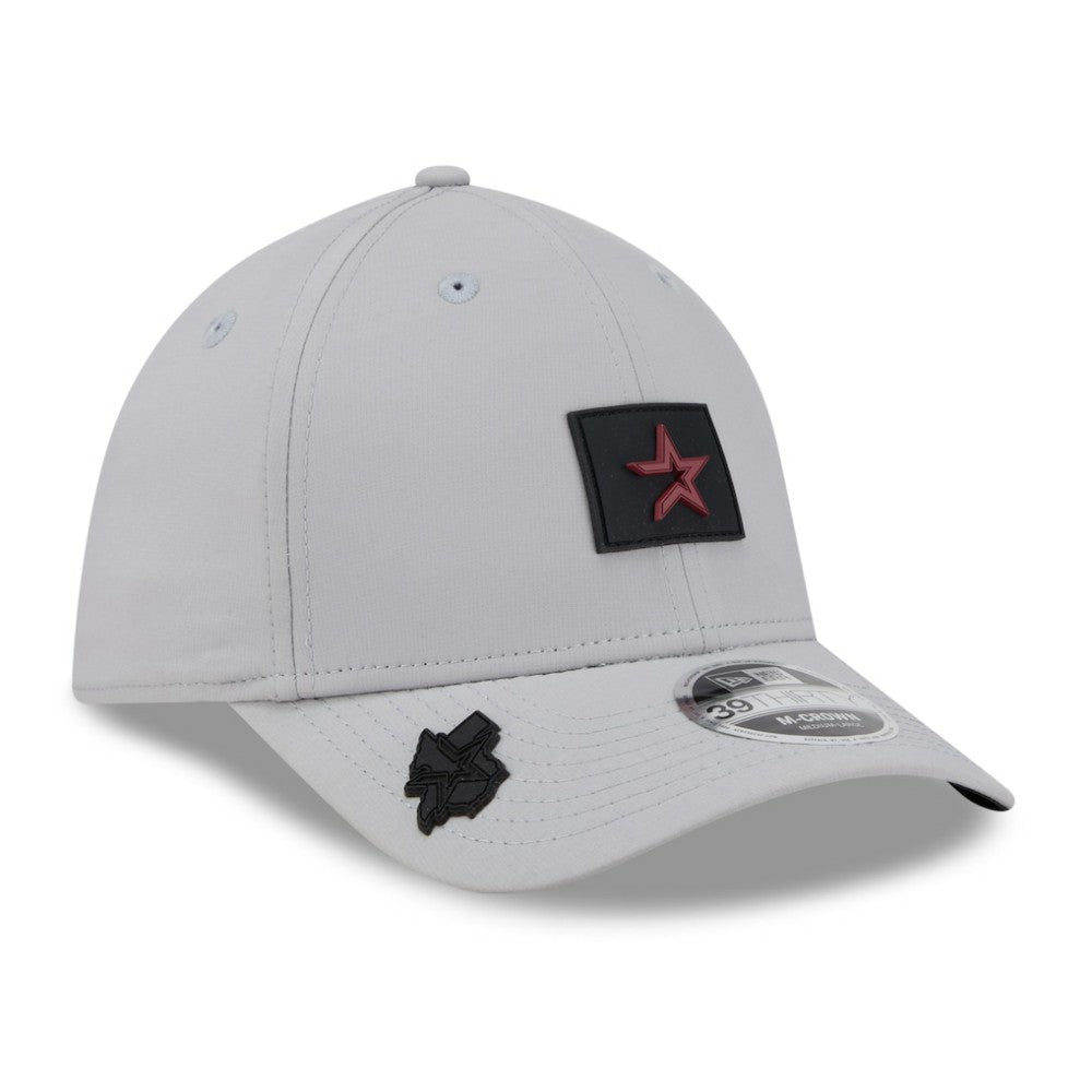 Houston Astros 2026 Clubhouse Alternate 39THIRTY Flex Hat - Gray | New Era