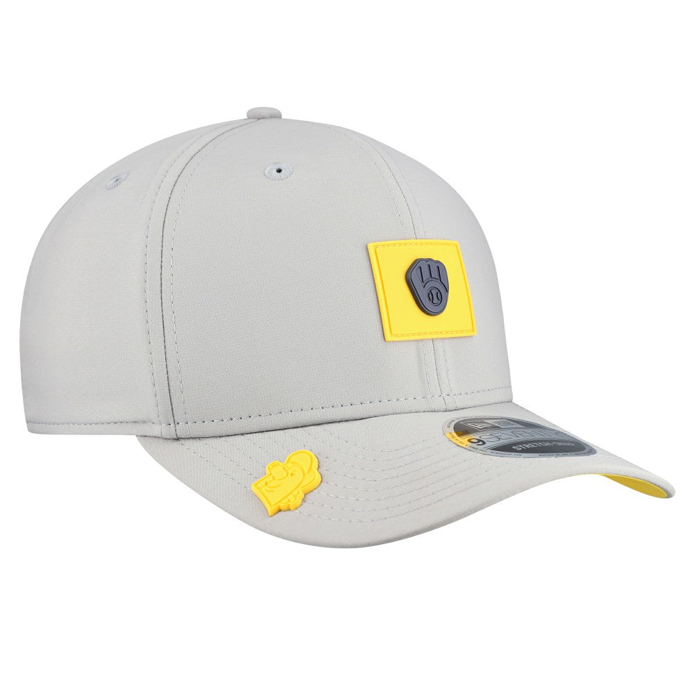 Milwaukee Brewers 2026 Clubhouse 9SEVENTY Adjustable Hat - Gray | New Era