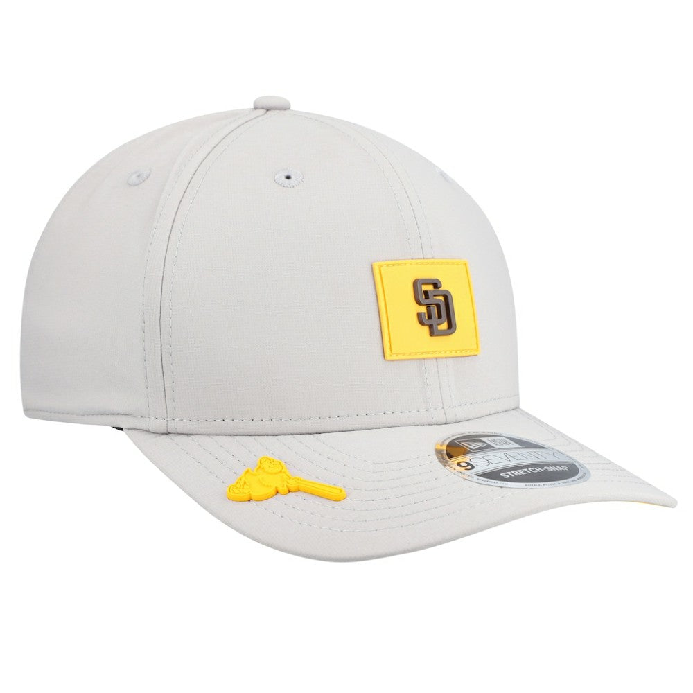 San Diego Padres 2026 Clubhouse 9SEVENTY Adjustable Hat - Gray | New Era