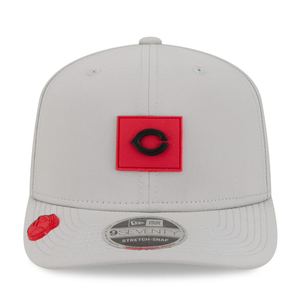 Cincinnati Reds 2026 Clubhouse 9SEVENTY Adjustable Hat - Gray | New Era