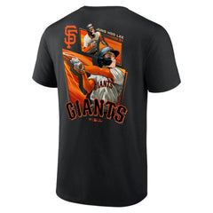 Jung Hoo Lee San Francisco Giants Anime Graphic T-Shirt - Black