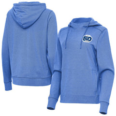 Seattle Seahawks Antigua Women's 50th Season Justice Pullover Hoodie - Heather Royal online