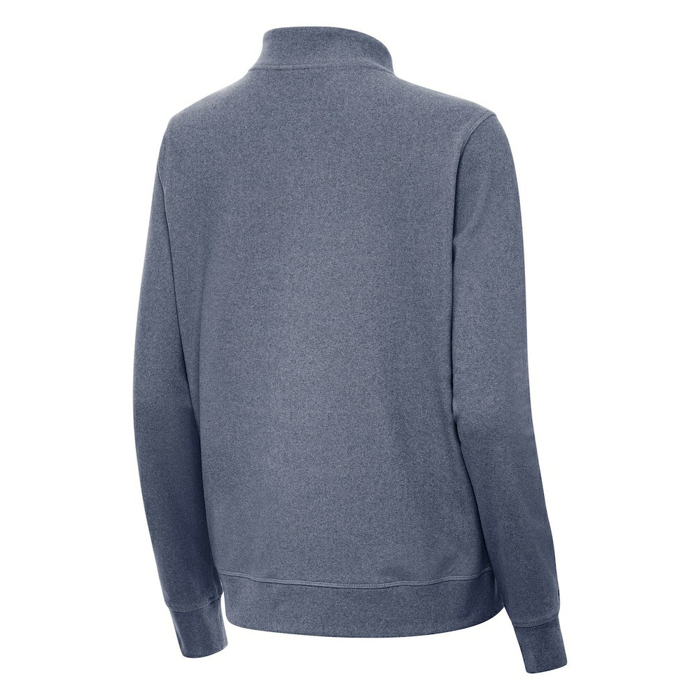 Seattle Seahawks Antigua Women's 50th Season Crush Quarter-Zip Pullover - Heather Navy outlet