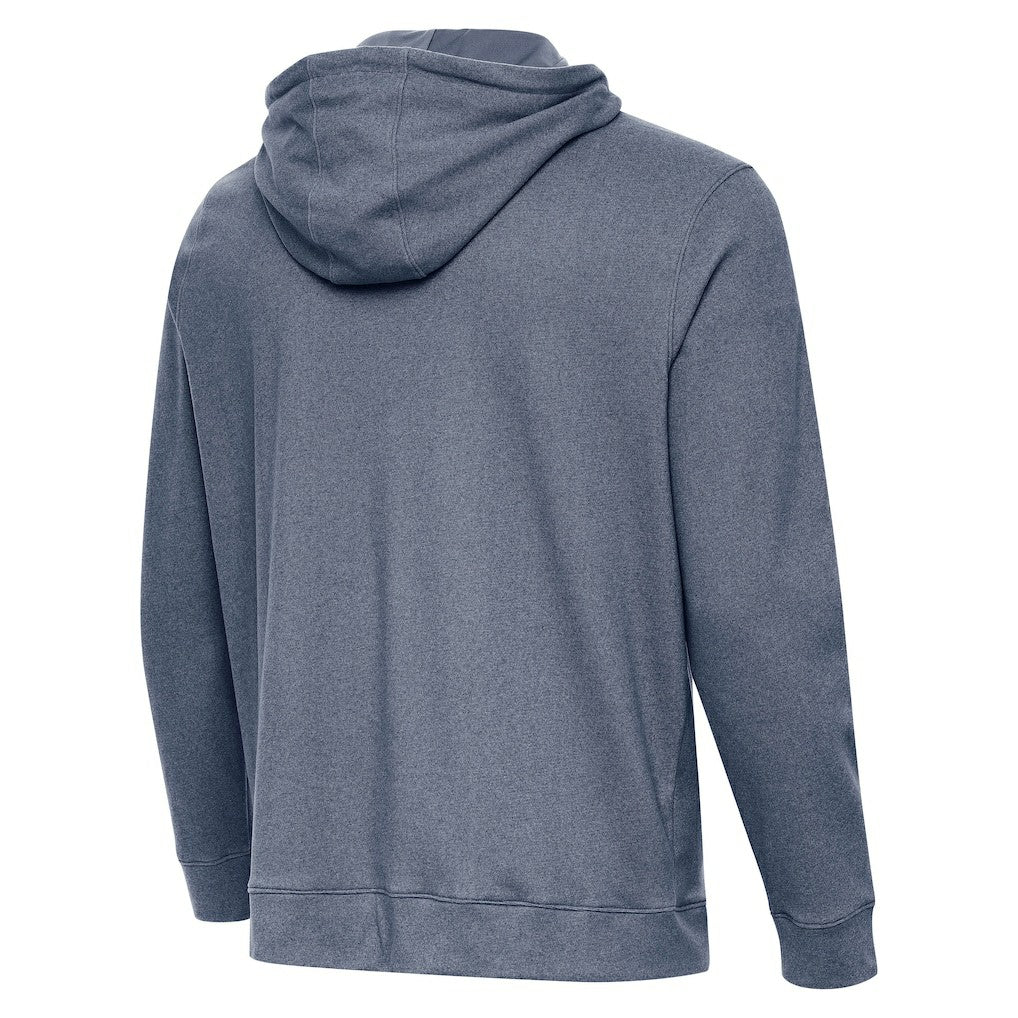 Seattle Seahawks Antigua 50th Season Cloud Pullover Hoodie - Heather Navy discount