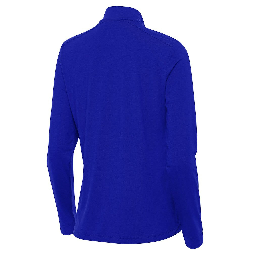 Seattle Seahawks Antigua Women's 50th Season Intent Quarter-Zip Pullover - Royal for sale
