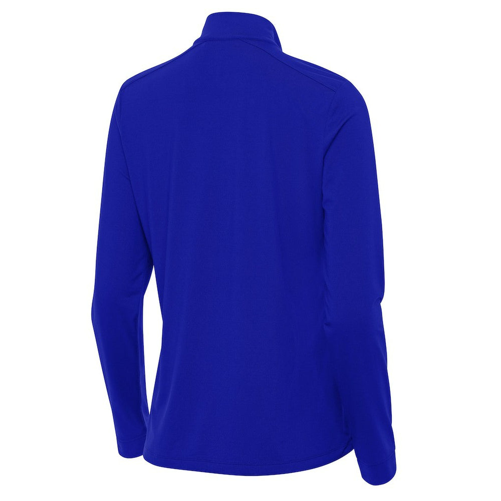 Seattle Seahawks Antigua Women's 50th Season Intent Quarter-Zip Pullover - Royal for sale