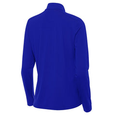 Seattle Seahawks Antigua Women's 50th Season Intent Quarter-Zip Pullover - Royal for sale