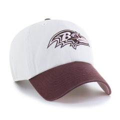 Baltimore Ravens '47 Unisex Love Letter Clean Up Adjustable Hat - Stone/Burgundy on sale