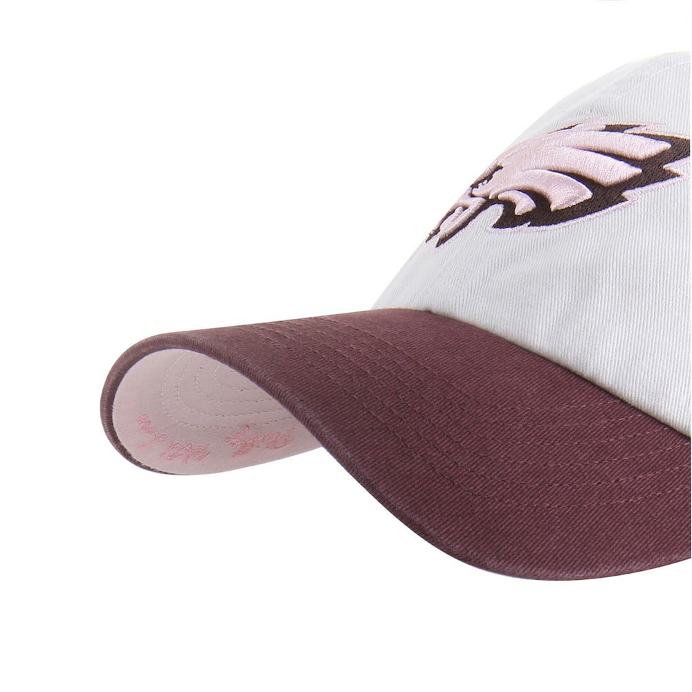 Philadelphia Eagles '47 Unisex Love Letter Clean Up Adjustable Hat - Stone/Burgundy for sale