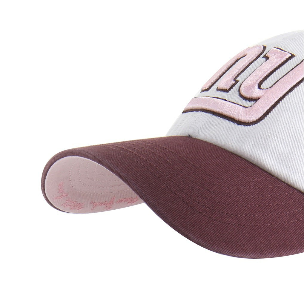 New York Giants '47 Unisex Love Letter Clean Up Adjustable Hat - Stone/Burgundy on sale