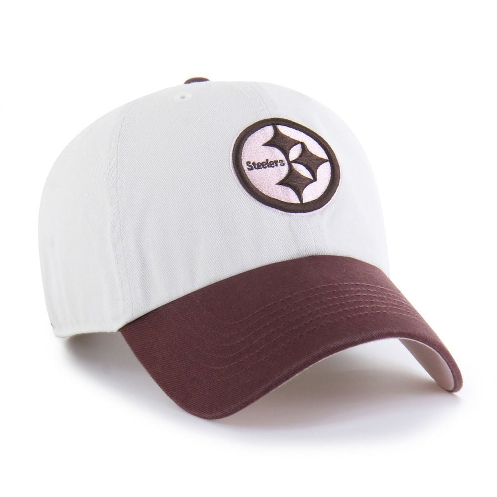 Pittsburgh Steelers '47 Unisex Love Letter Clean Up Adjustable Hat - Stone/Burgundy on sale