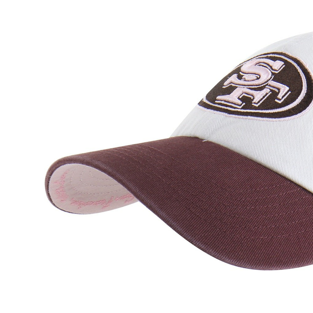 San Francisco 49ers '47 Unisex Love Letter Clean Up Adjustable Hat - Stone/Burgundy on sale