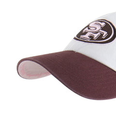 San Francisco 49ers '47 Unisex Love Letter Clean Up Adjustable Hat - Stone/Burgundy on sale