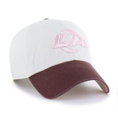 Los Angeles Rams '47 Unisex Love Letter Clean Up Adjustable Hat - Stone/Burgundy for sale