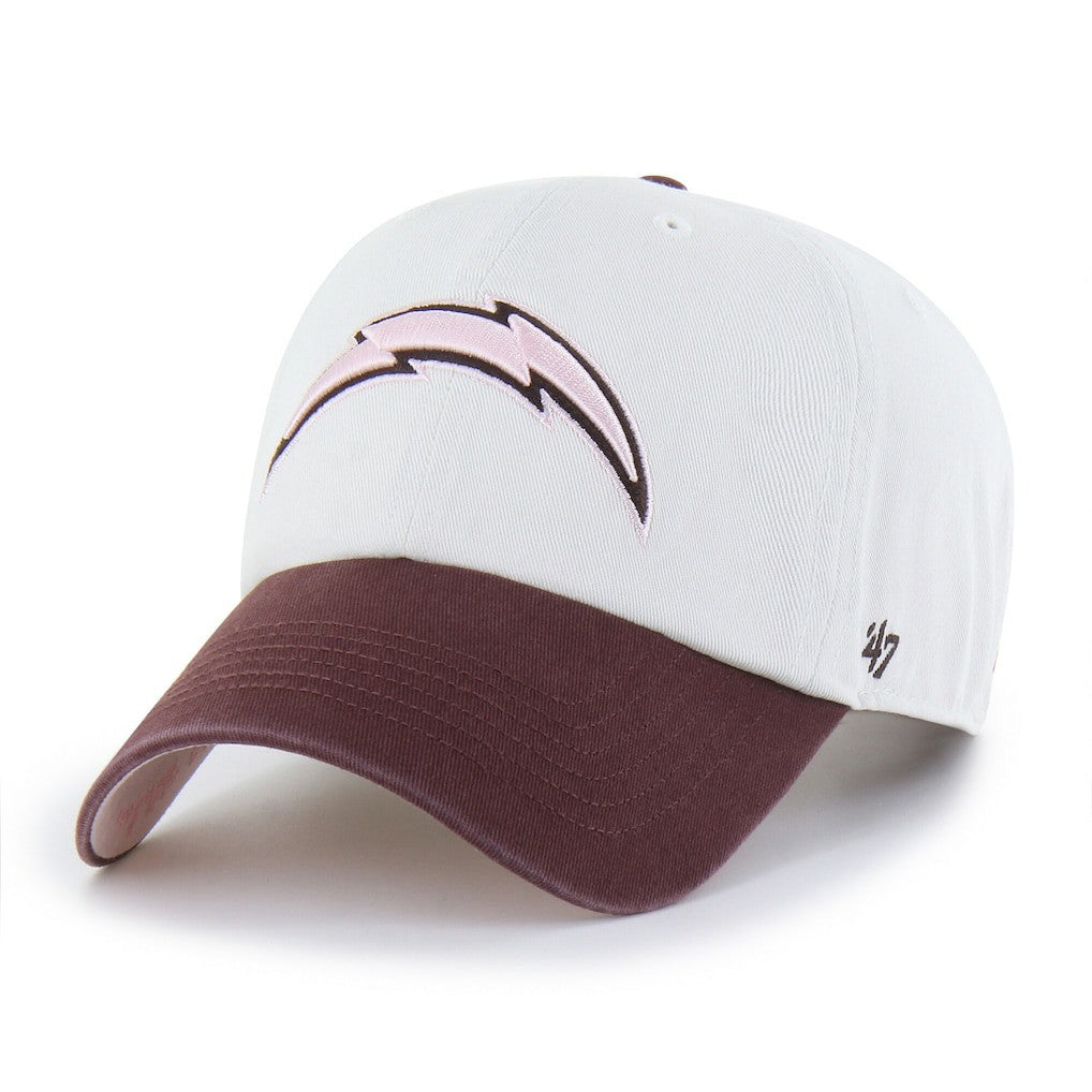 Los Angeles Chargers '47 Unisex Love Letter Clean Up Adjustable Hat - Stone/Burgundy cheap