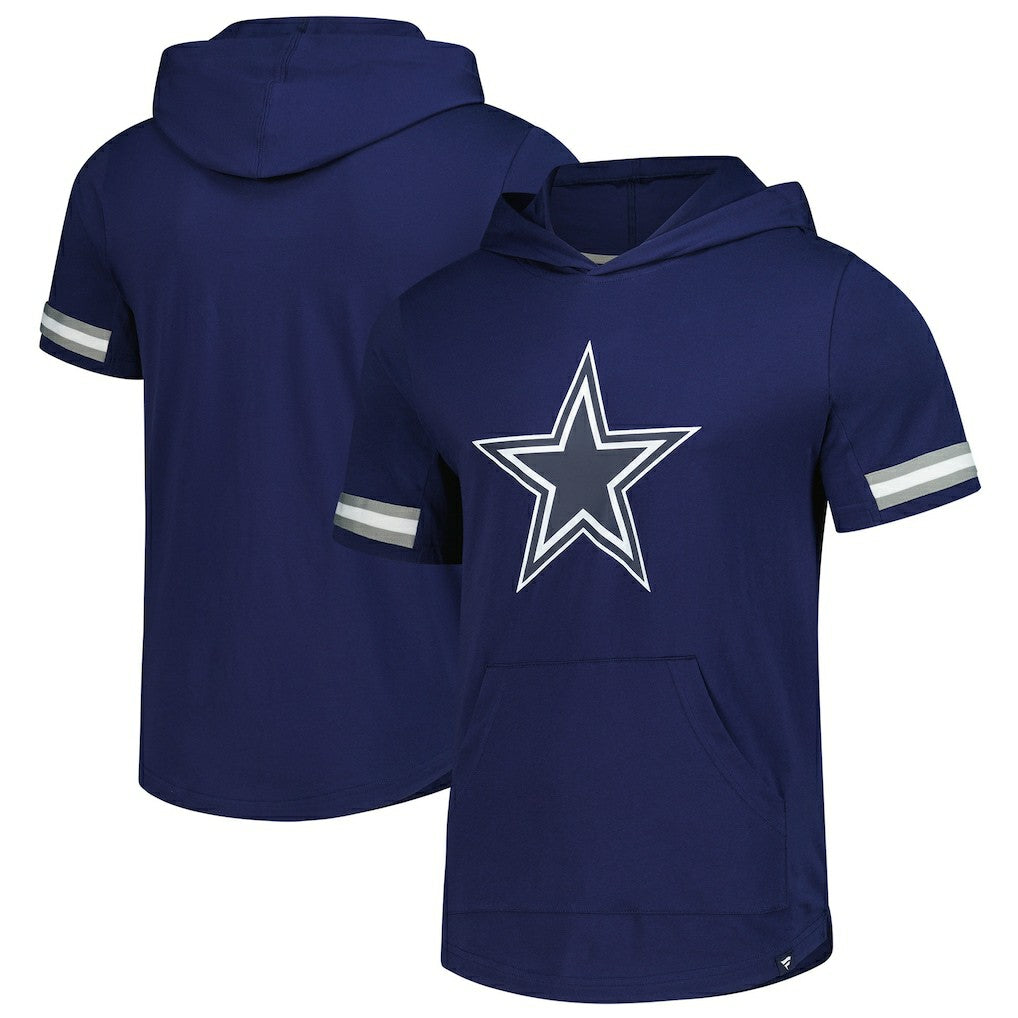 Dallas Cowboys Optimal Play Short Sleeve Hooded T-Shirt - Navy for sale
