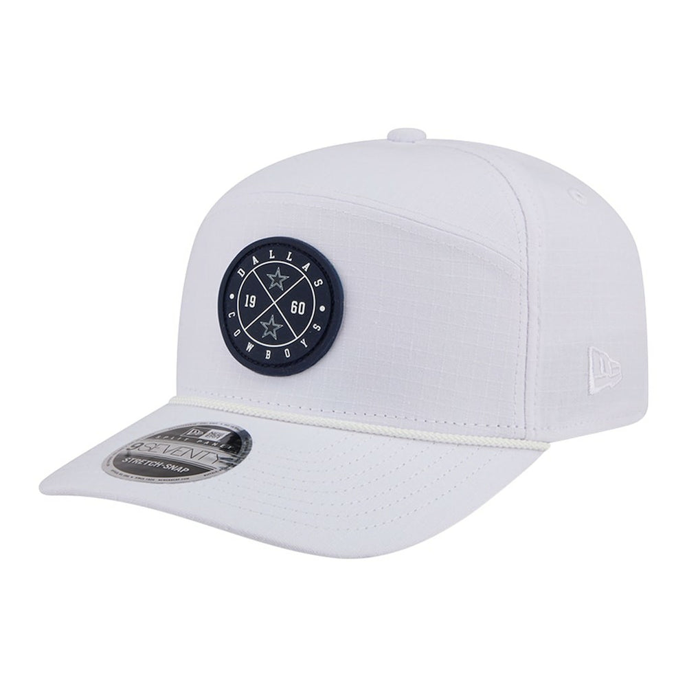 Dallas Cowboys New Era Quick Strike Split Panel 9SEVENTY Stretch-Snap Hat - White sale