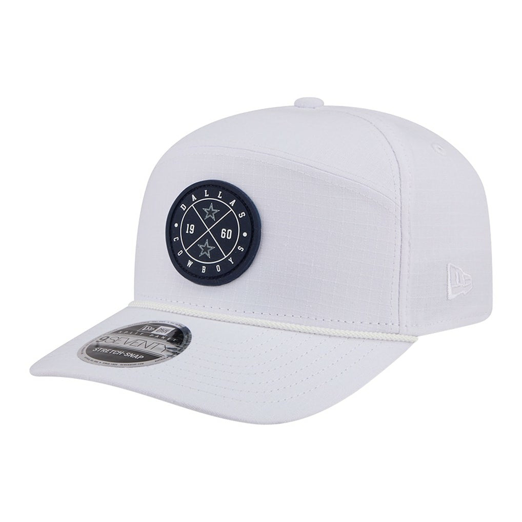 Dallas Cowboys New Era Quick Strike Split Panel 9SEVENTY Stretch-Snap Hat - White sale