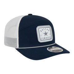 Dallas Cowboys New Era Quick Strike Split Panel 9SEVENTY Stretch-Snap Trucker Hat - Navy on sale