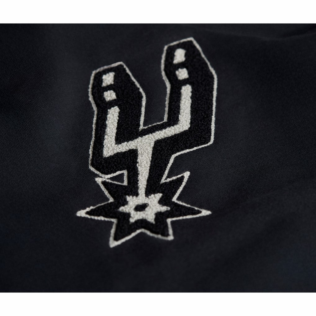 San Antonio Spurs Stadium Essentials Unisex Club Level Chenille Sweatshirt - Black cheap