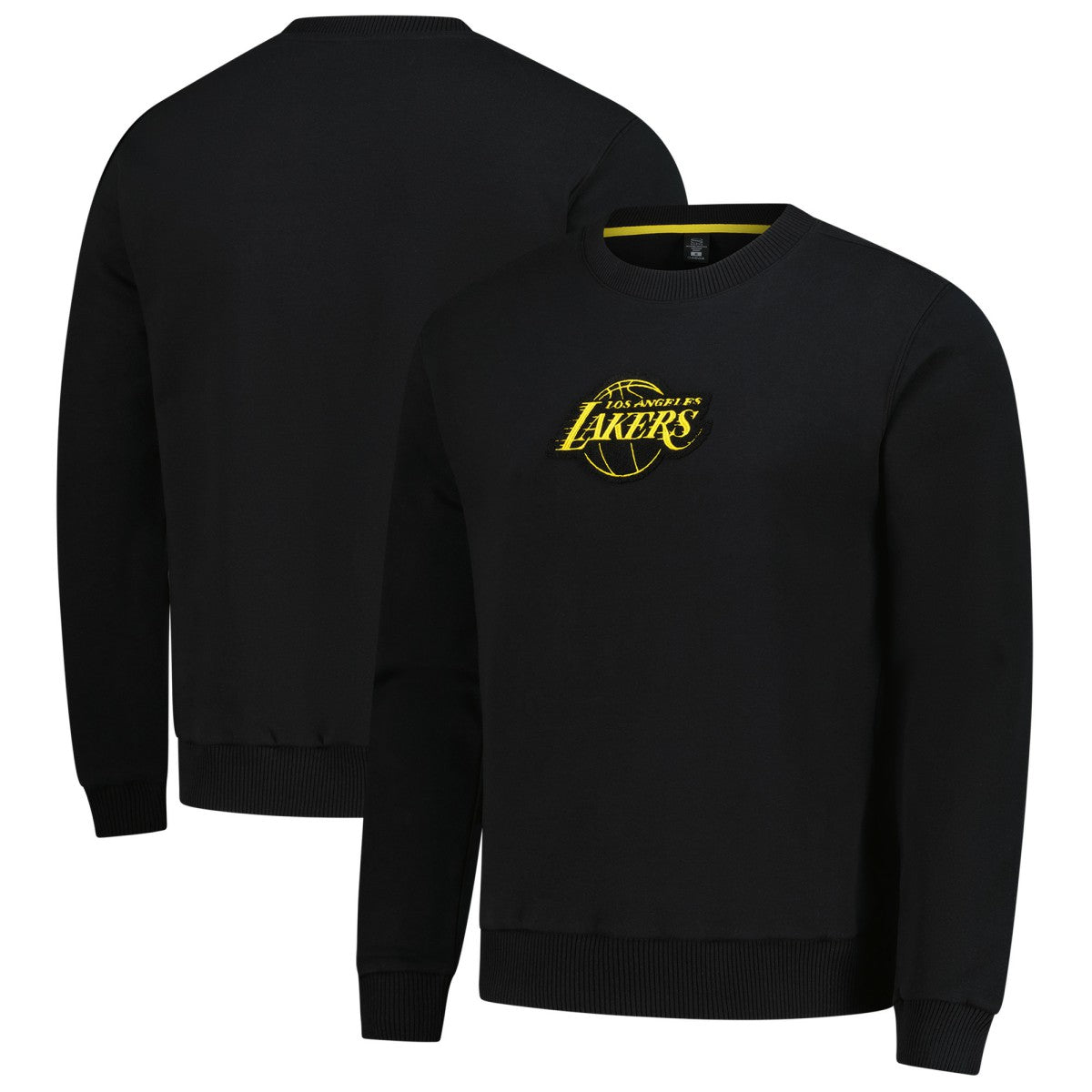 Los Angeles Lakers Stadium Essentials Unisex Club Level Chenille Sweatshirt - Black shop