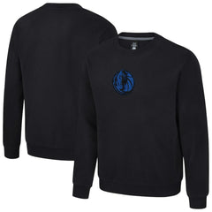 Dallas Mavericks Stadium Essentials Unisex Club Level Chenille Sweatshirt sale - Black for sale