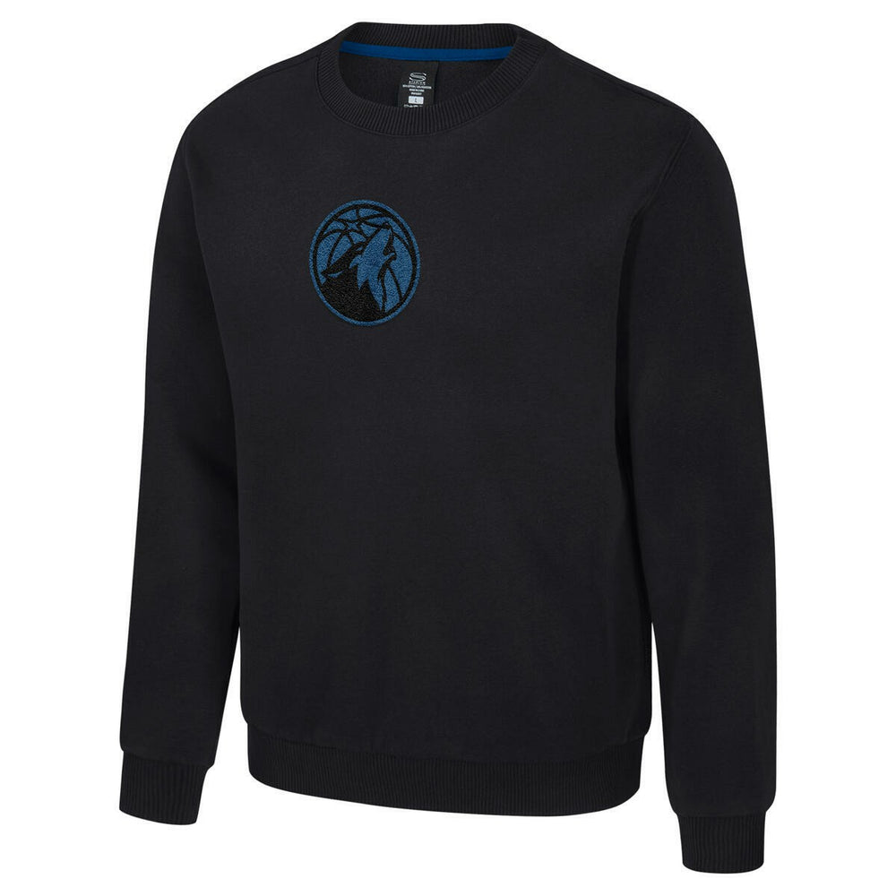 Minnesota Timberwolves Stadium Essentials Unisex Club Level Chenille Sweatshirt - Black for sale