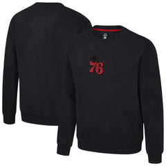 Philadelphia 76ers Stadium Essentials Unisex Club Level Chenille Sweatshirt - Black online